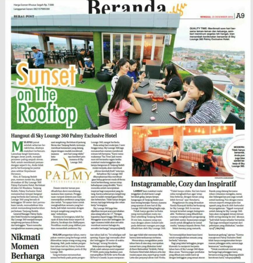Palmy Exclusive Hotel Tanjung Redep Dış mekan fotoğraf